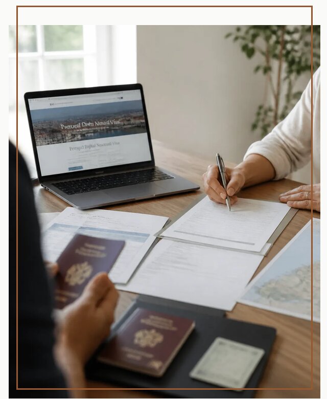Оформление Digital Nomad и ВНЖ Португалии в Железнодорожном